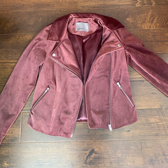 Vero moda burgundy moto jacket - Picture 7 of 8